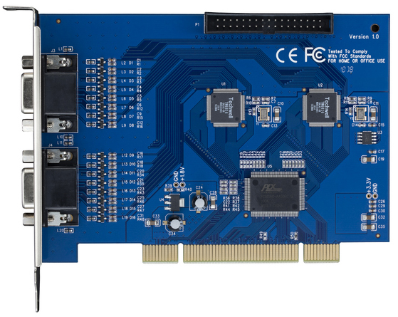 High Performace H.264 Software Compression DVR Card: HK-6208S, HK-6216