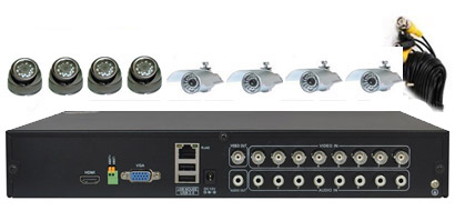 8Cam Complete CCTV Security System: HK-H5008F-kit